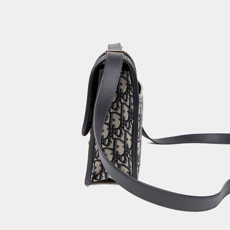 Pre Owned Dior Blue Leather Mountain Shoulder Bag