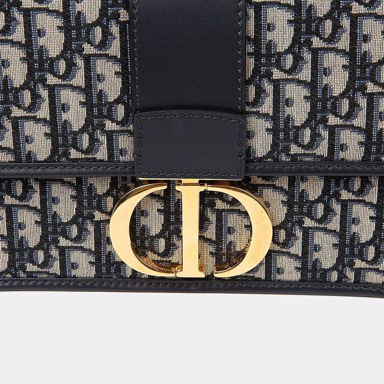 Pre Owned Dior Blue Leather Mountain Shoulder Bag