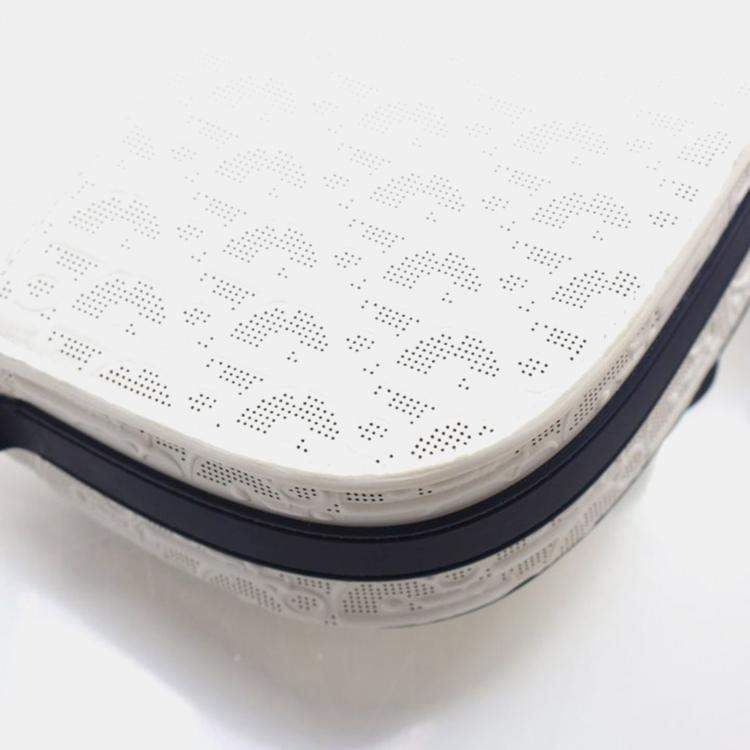 Pre Owned Christian Dior Medium White Calfskin Bobby