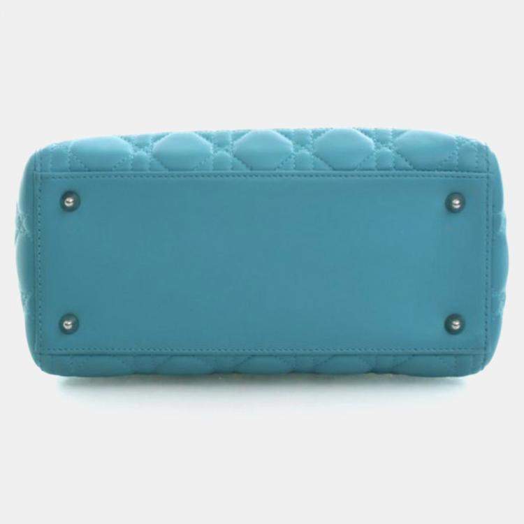 Pre Owned Christian Dior Medium Lambskin Lady Dior