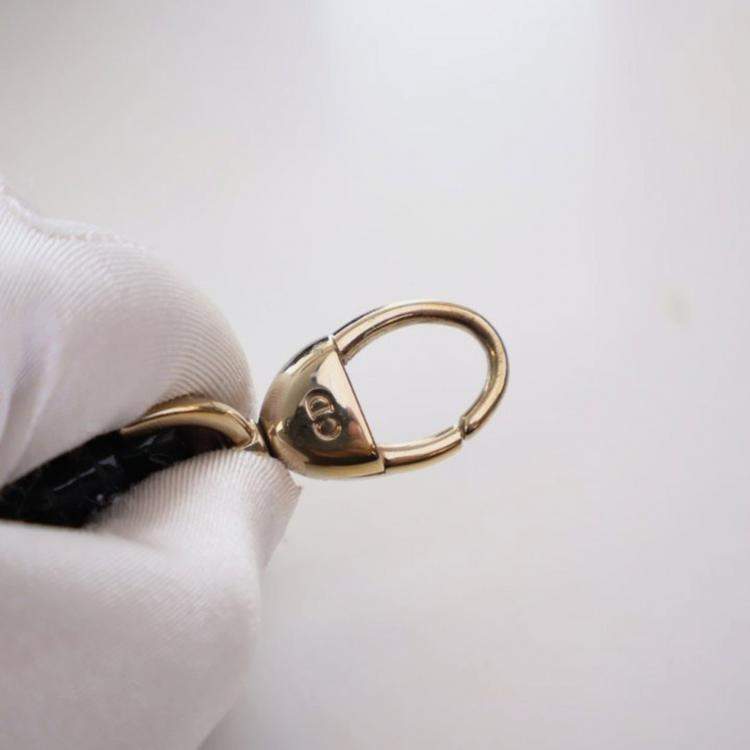 Pre Owned Christian Dior Small Patent Lady Dior