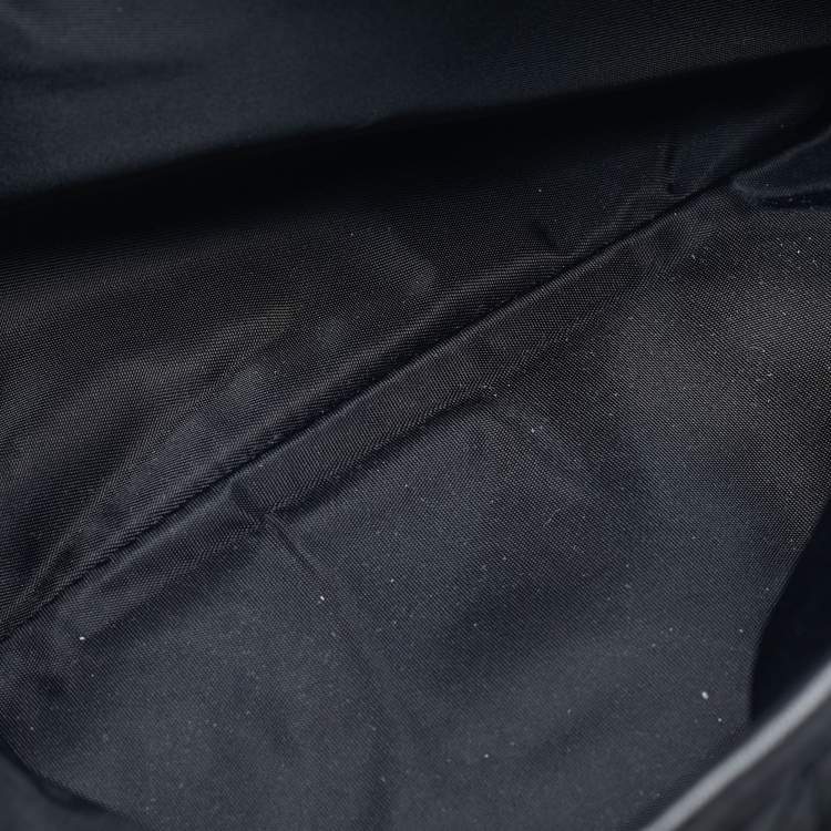 مم لوكة مسبقًا Dior Charming Lock Black Cannage Nylon Satchel