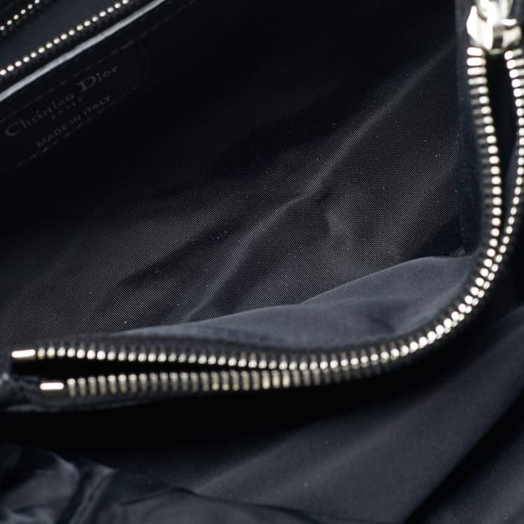 مملوكة مسبقًا Dior Charming Lock Black Cannage Nylon Satchel