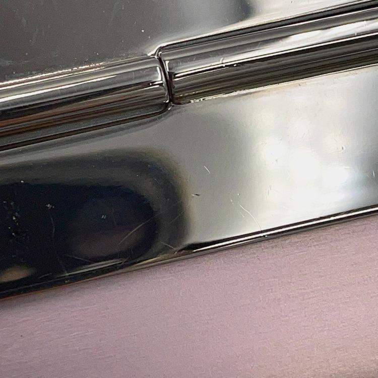 Pre Owned Dior Rimowa Collaboration Personal Clutch Bag Pink Aluminium Leather