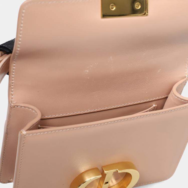 Pre Owned Dior Beige Leather Micro Montaigne Box Bag