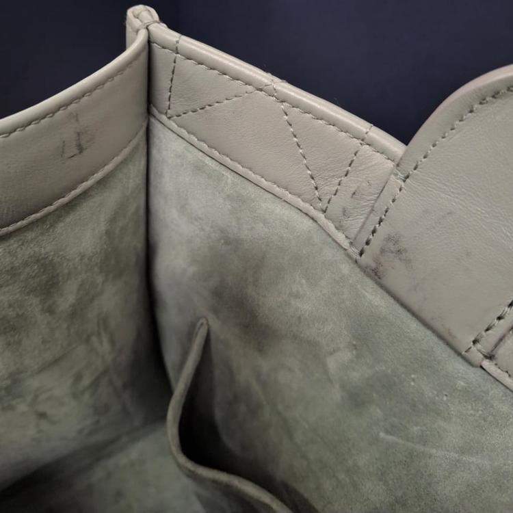 Pre Owned Dior Medium Leather Book Tote Macrocannage