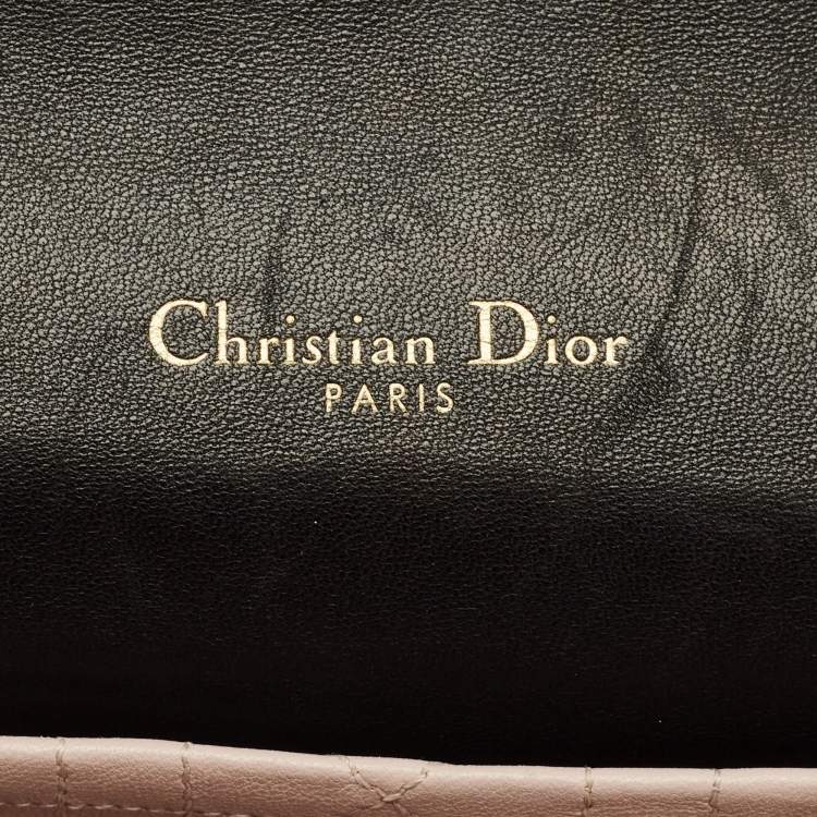مملوكة مسبقًا Dior Miss Dior Chain Black Cannage Leather Flap Bag