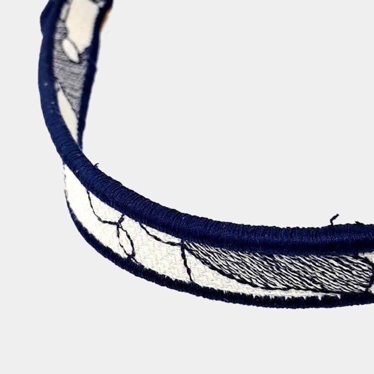 Pre Owned Dior Multicolor Fabric Saddle Bag + Strap