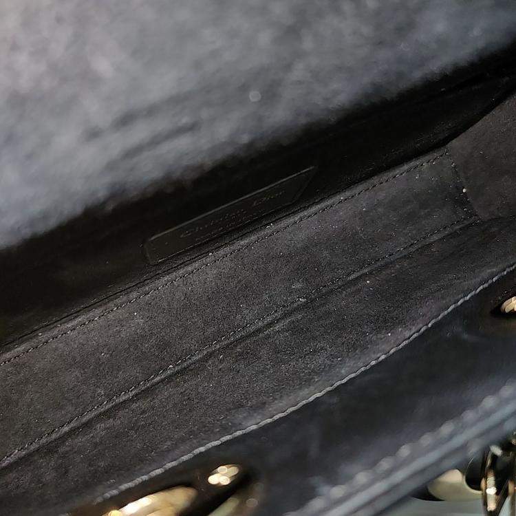 Pre Owned Dior Black Leather Lady D-JOY Mini