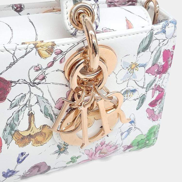 Pre Owned Dior Multicolor Leather Lady D-JOY Small