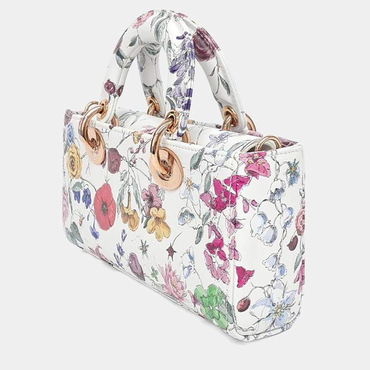 Pre Owned Dior Multicolor Leather Lady D-JOY Small