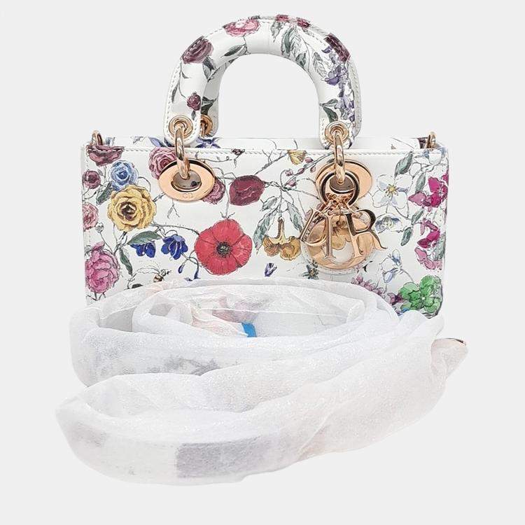 Pre Owned Dior Multicolor Leather Lady D-JOY Small