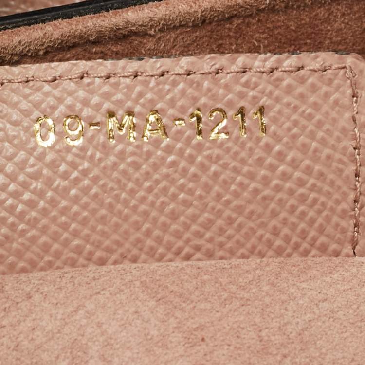 Pre Owned Dior Saddle Old Rose Leather Shoulder Bag