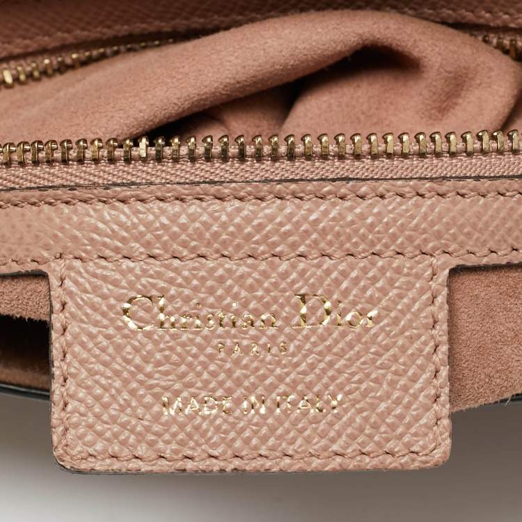 Pre Owned Dior Saddle Old Rose Leather Shoulder Bag