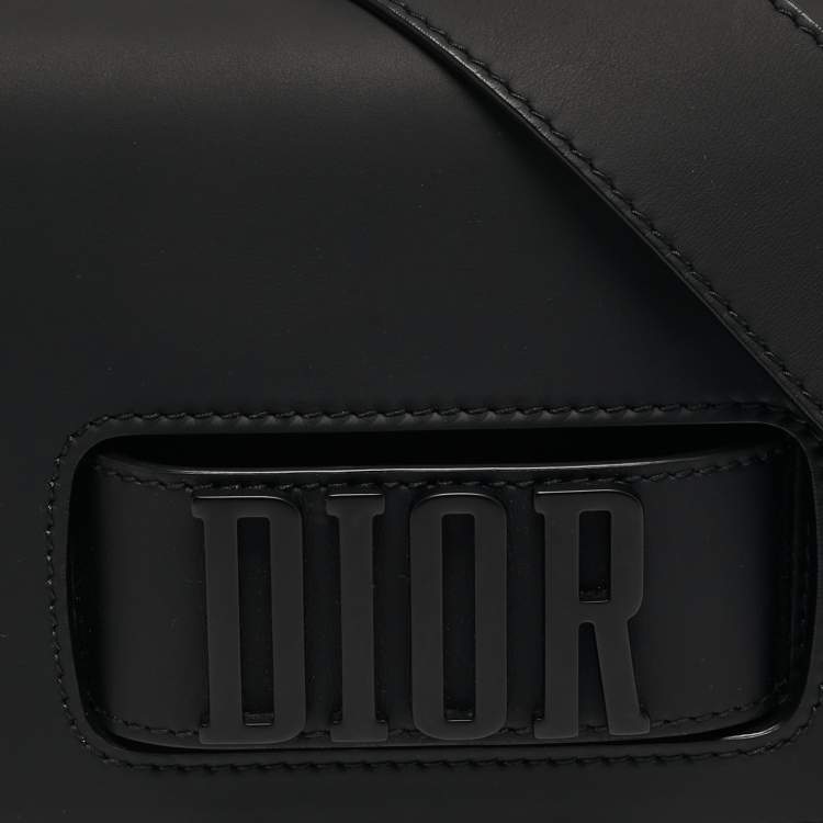 مملوكة مسبقًا Dior Dio(r)evolution Black Ultra Matte Leather Flap Bag