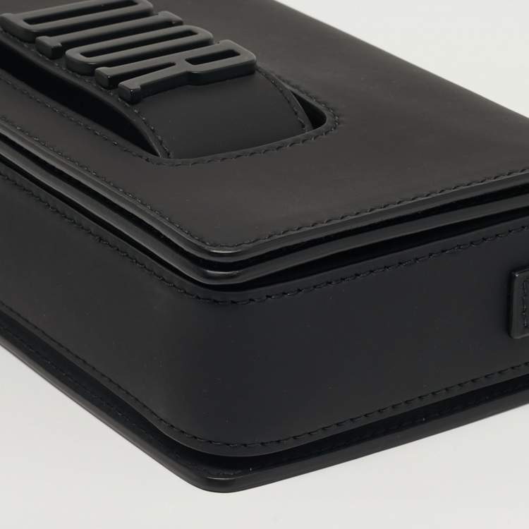مملوكة مسبقًا Dior Dio(r)evolution Black Ultra Matte Leather Flap Bag