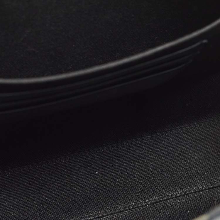 Pre Owned Dior 30 Montaigne Navy Blue Oblique Canvas Pouch