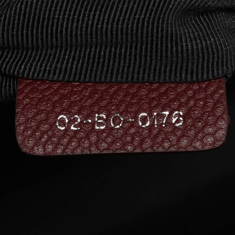 Pre Owned Dior Diorama Medium Red Leather Shoulder Bag