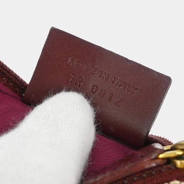Pre Owned Christian Dior Trotter Saddle Coin Purse Wallet Mini Pouch Bag