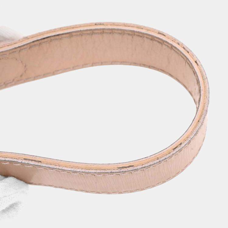 Pre Owned Christian Dior Navy Pink Denim Saddle Handbag