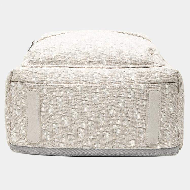 Pre Owned Dior Brown Oblique Canvas Rider Backpack