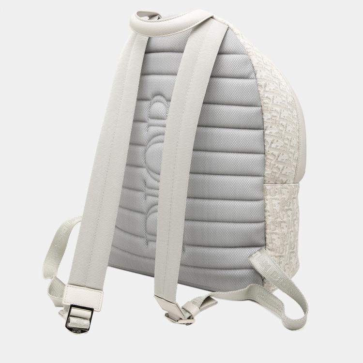 Pre Owned Dior Brown Oblique Canvas Rider Backpack