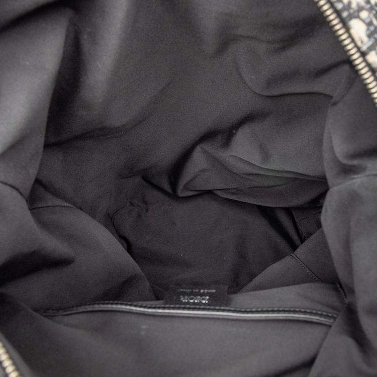 Pre Owned Dior Blue Oblique Canvas Safari Backpack