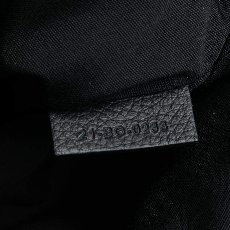 Pre Owned Dior Blue Oblique Canvas Saddle Backpack