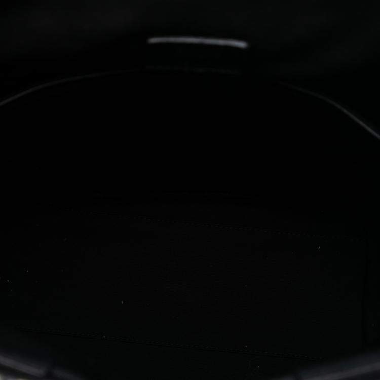 Pre Owned Dior Blue Oblique Canvas Saddle Backpack