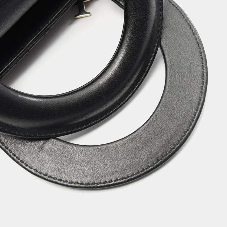 مملوكة مسبقًا حقيبة يد ديور ليدي ماي أبسيديور ليدي سودة من الجلد حجم صغير بنمط كاناج