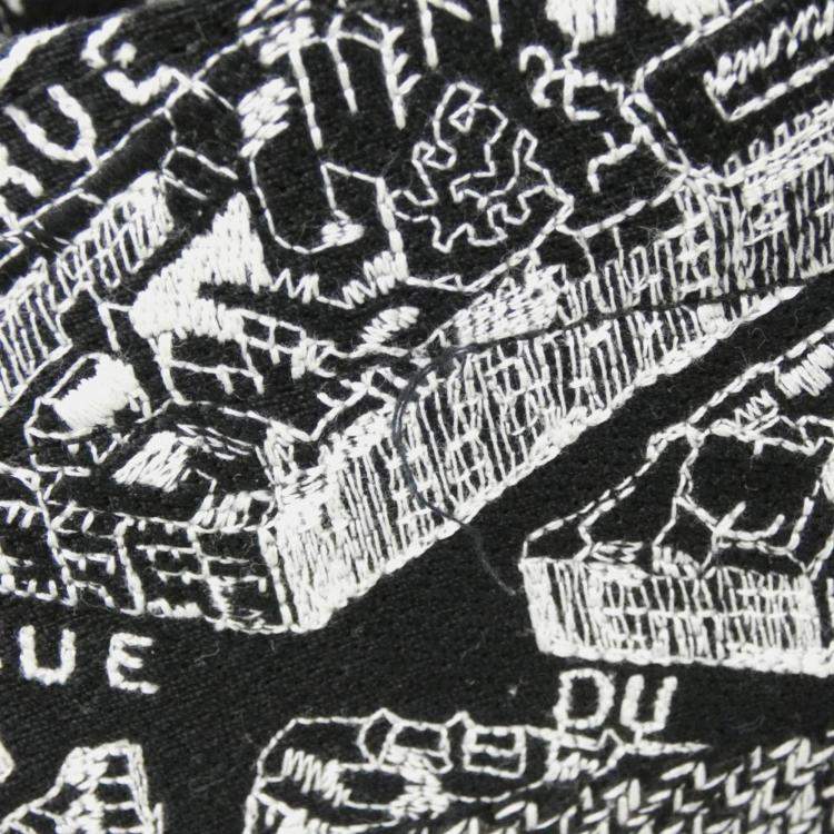 Pre Owned Christian Dior Plan De Paris Book Tote Small Handbag