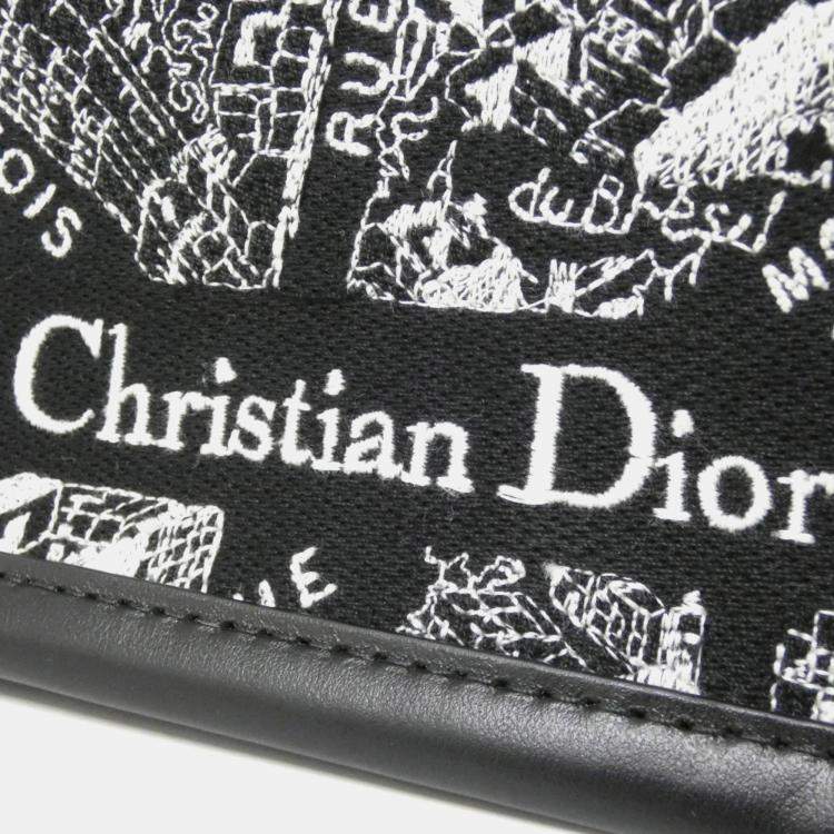 Pre Owned Christian Dior Plan De Paris Book Tote Small Handbag