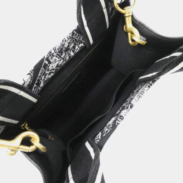 Pre Owned Christian Dior Plan De Paris Book Tote Small Handbag