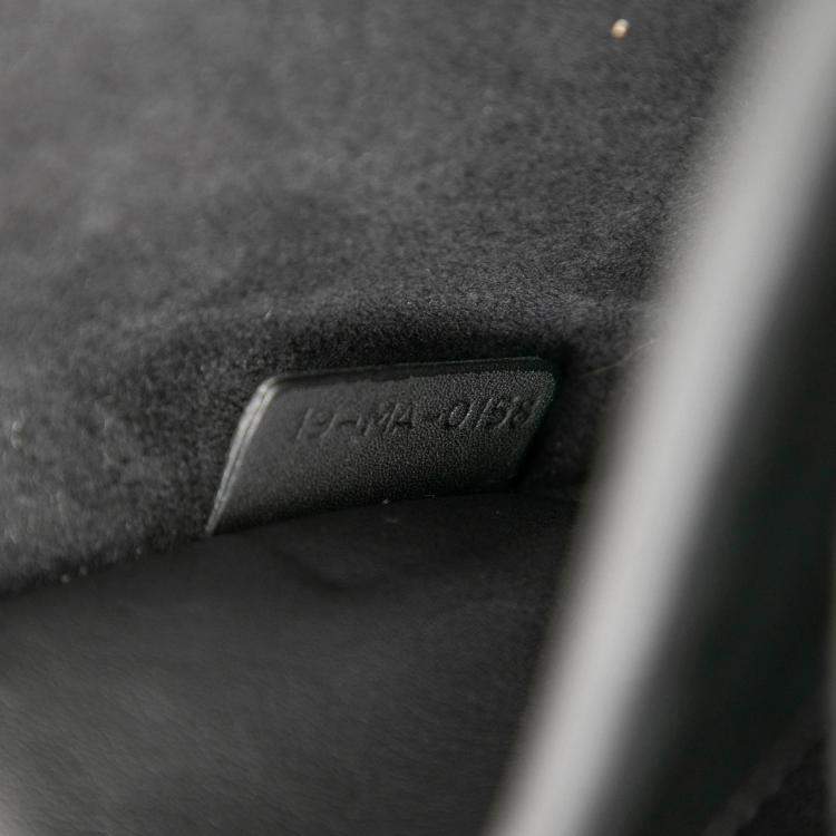 Pre Owned Dior Black Ultra Matte Calfskin JAdior Chain Flap