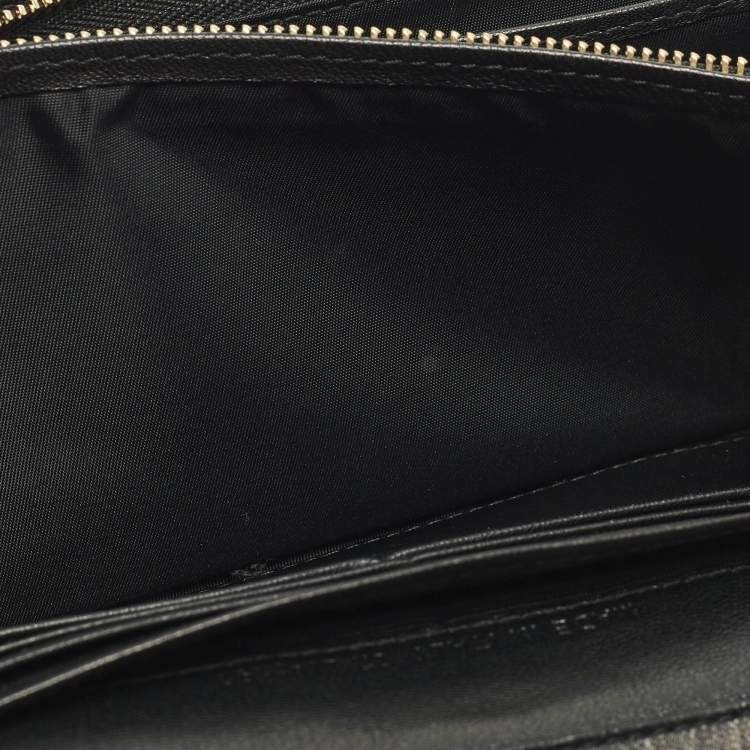 Pre Owned Dior Miss Dior Rendezvous Black Cannage Leather Wallet on Chain