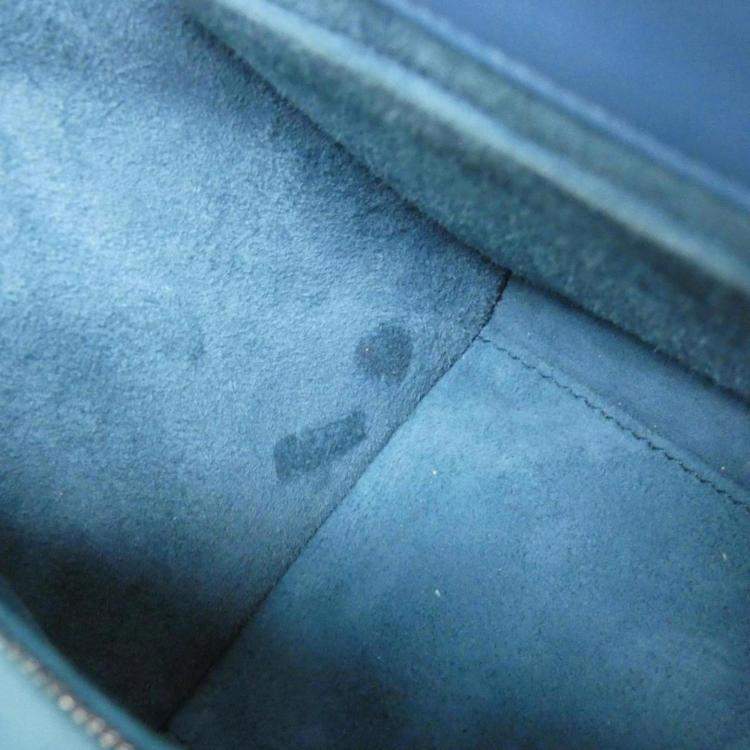 مملوكة مسبقًا Christian Dior Lady Blue Lambskin Leather Medium Handbag