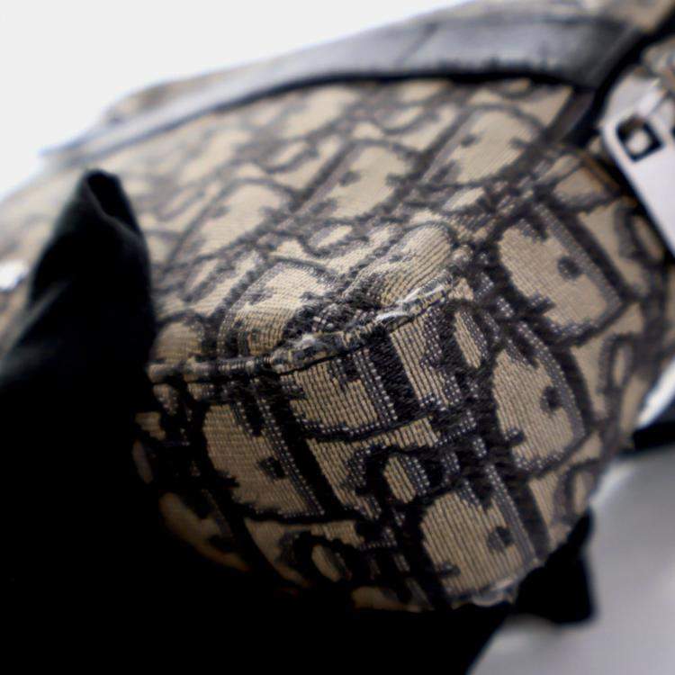 Pre Owned Christian Dior Oblique Safari Bag With Strap