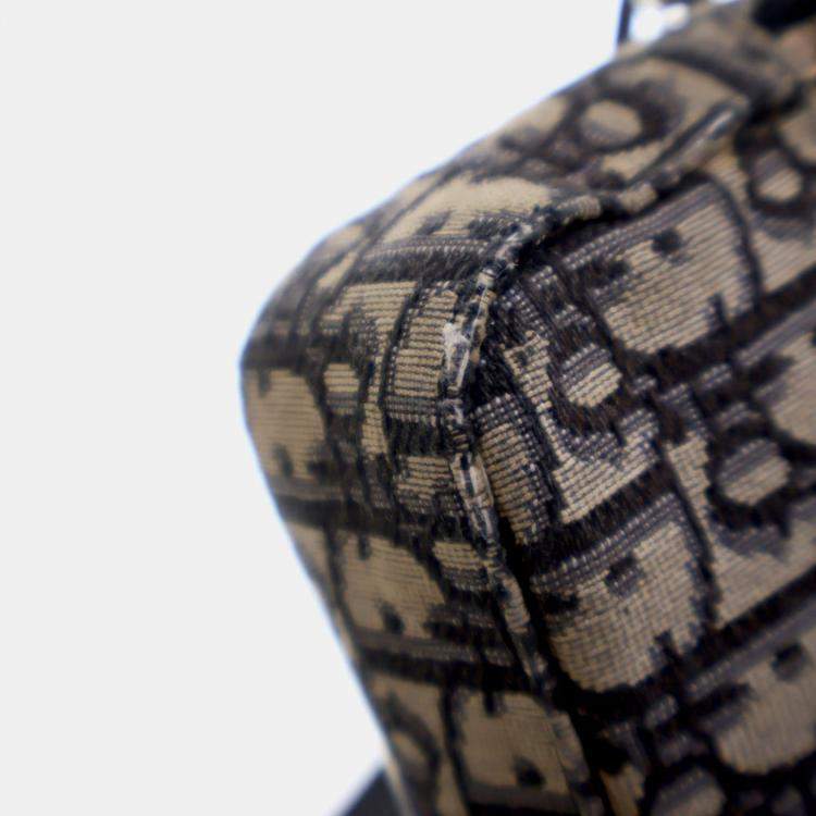 Pre Owned Christian Dior Oblique Safari Bag With Strap