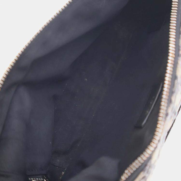 Pre Owned Christian Dior Oblique Safari Bag With Strap