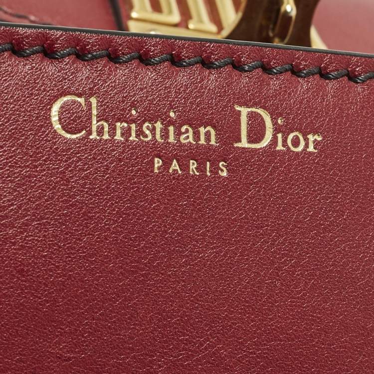 Pre Owned Dior Dioraddict Red Leather Top Handle Bag