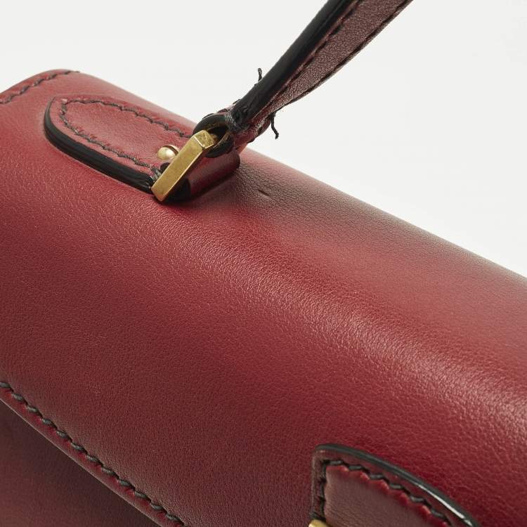 Pre Owned Dior Dioraddict Red Leather Top Handle Bag