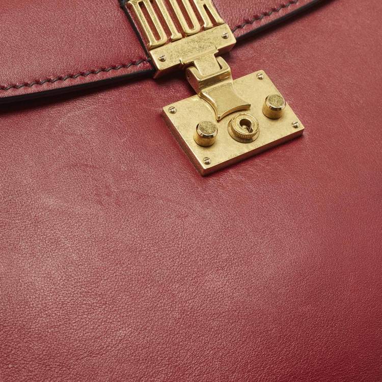Pre Owned Dior Dioraddict Red Leather Top Handle Bag