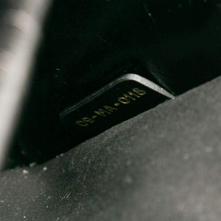 Pre Owned Dior Black Leather JAdior Chain Flap