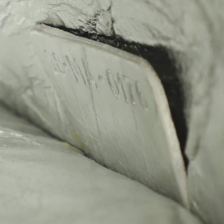 Pre Owned Dior Diorever Medium Silver Crinkled Leather Tote