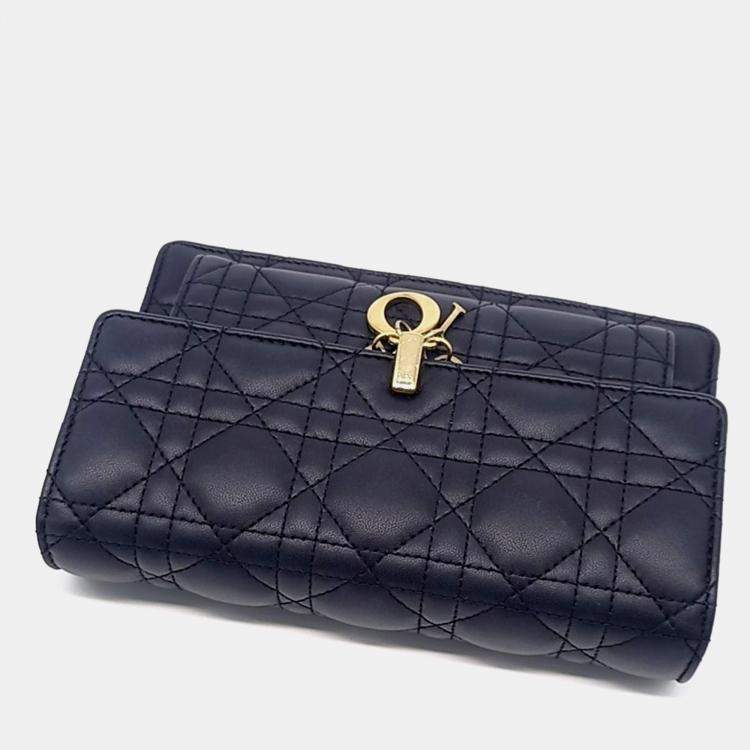 Pre Owned Dior Black Leather Miss Dior Chain Pouch S0937ONMJ