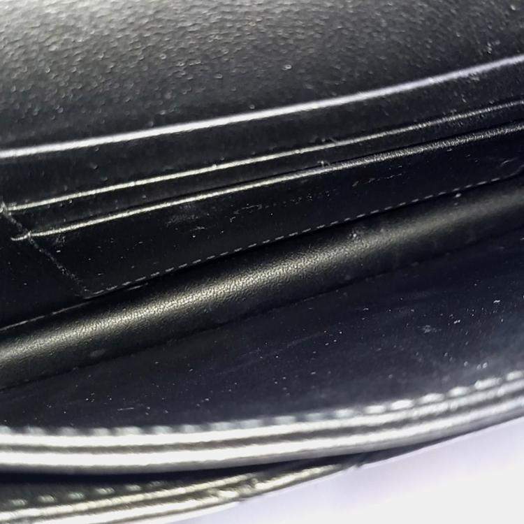 Pre Owned Dior Black Leather My Dior Top Handle Mini Bag 