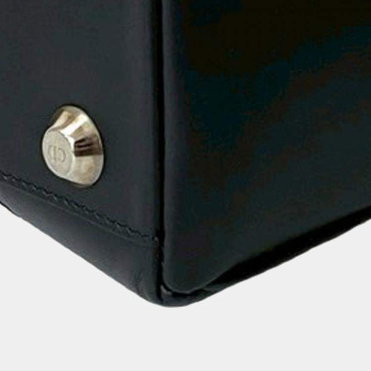 مملوكة مسبقًا Dior Black Diorissimo Trotter Canvas Zip Tote