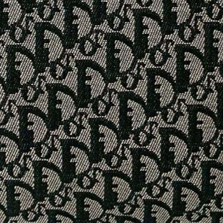 مملوكة مسبقًا Dior Black Diorissimo Trotter Canvas Zip Tote