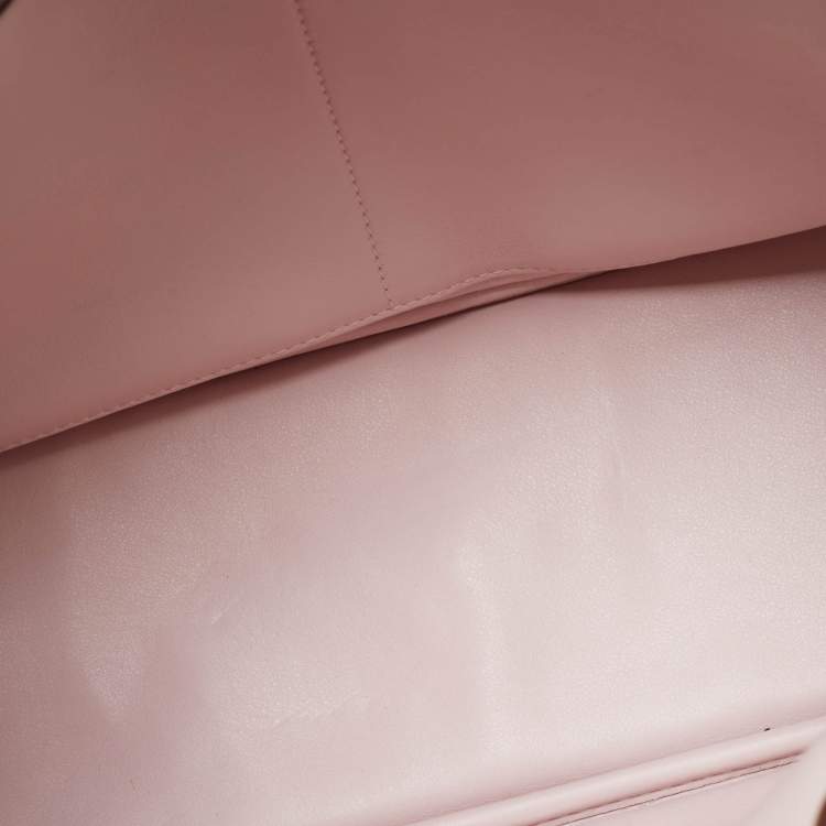 Pre Owned Dior Diorissimo Medium Gold Leather Shopper Tote