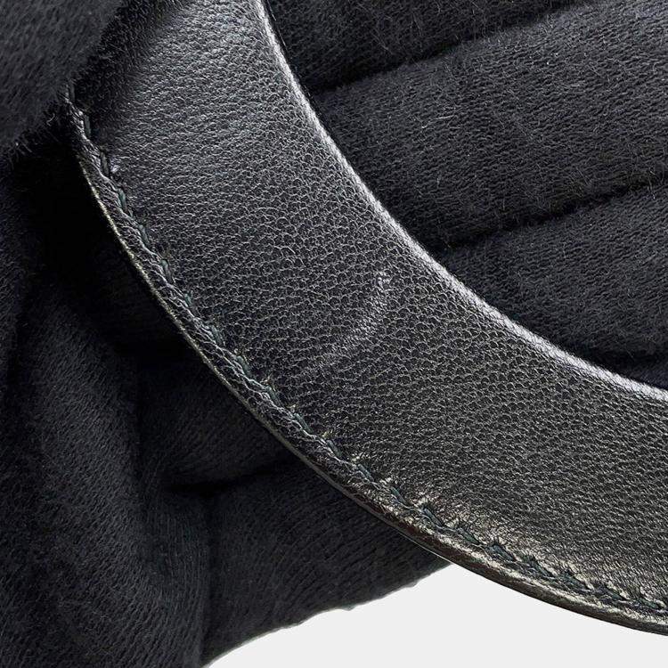 Pre Owned Dior Lady Dior 2Wayhandbag Black Lambskin Size Medium